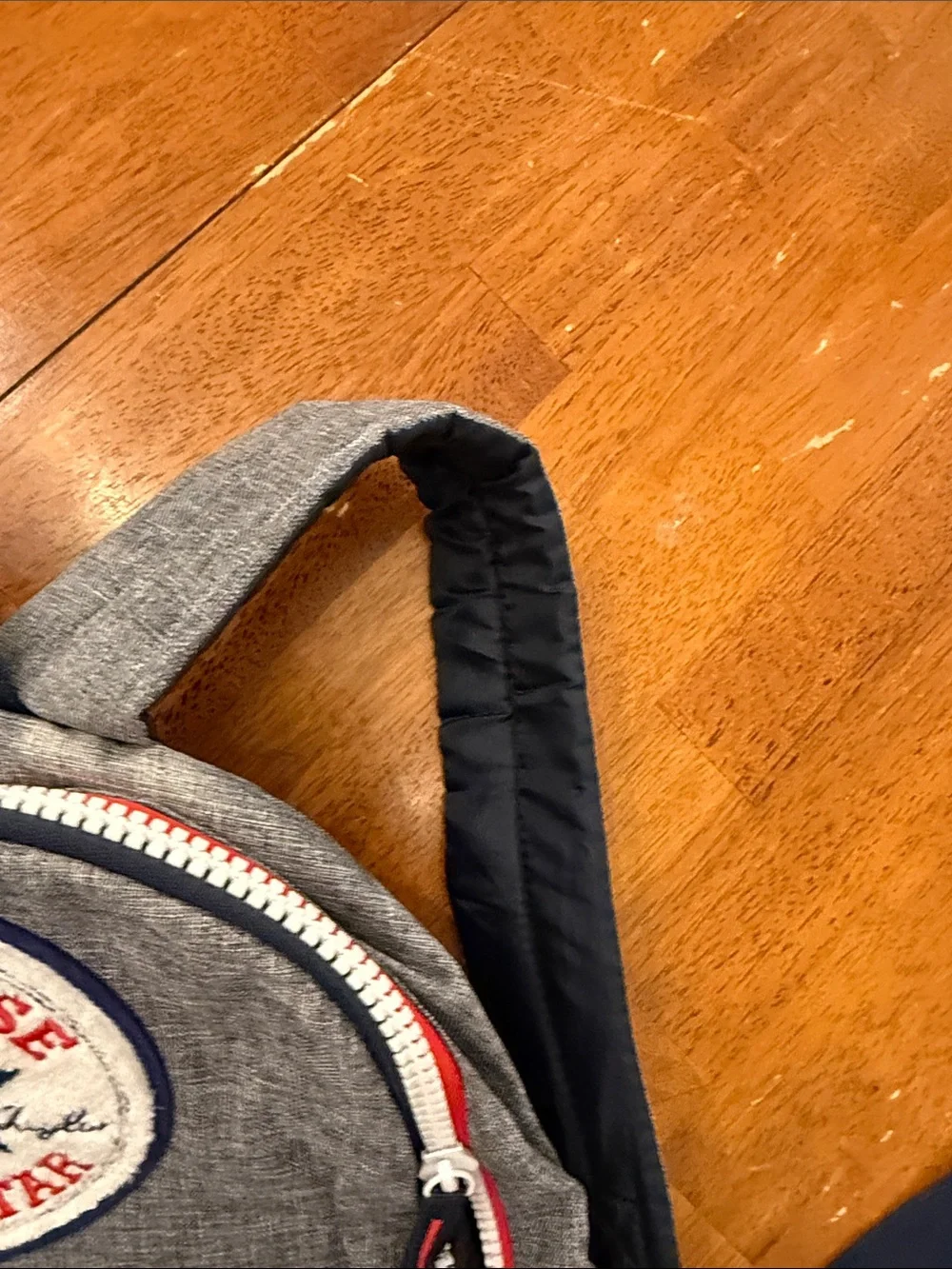 Converse Grey & Navy Men's Backpack with Red Trim